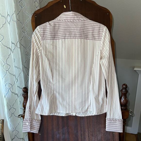 Valerie separates size small petite vintage hook closure top long sleeve - Picture 8 of 10